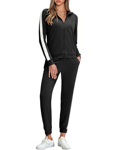 Marvmys Long Sleeve Track Suit for Women Full Zip...