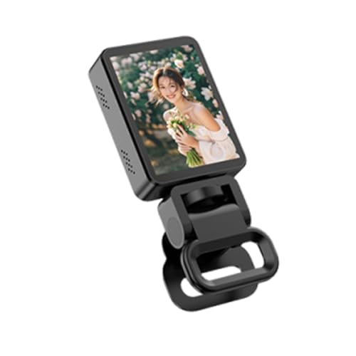 Monitor selfie para vlog con teléfono Irfora y espejo de cámara trasera con clamp 3