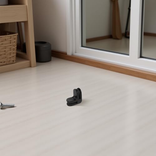 Abrazadera de vidrio acero inoxidable Abaodam en ángulo recto 6