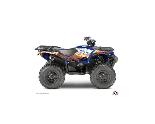 Kit Déco Quad Yamaha Grizzly 700-708 Eraser Bleu Orange 2016-2021
