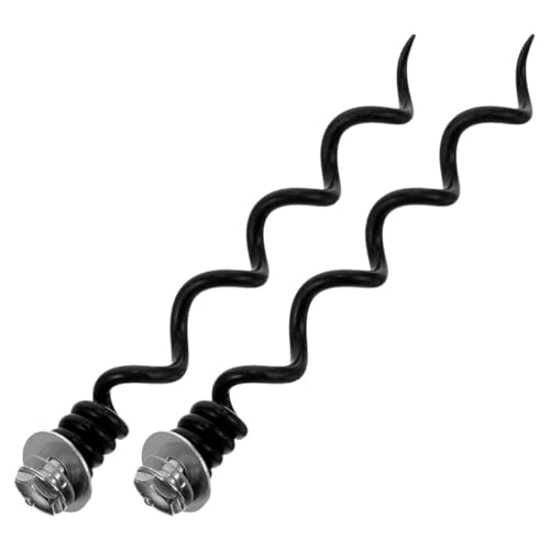 BESPORTBLE Lot de 2 Embouts Spiralés en Métal pour Ouvre-Bouteille Pièces de Rechange Spirale pour Tire-Bouchon Kit d'Ouvre-Bouteille Polyvalent pour Vin Bière et Soda Accessoires Solide