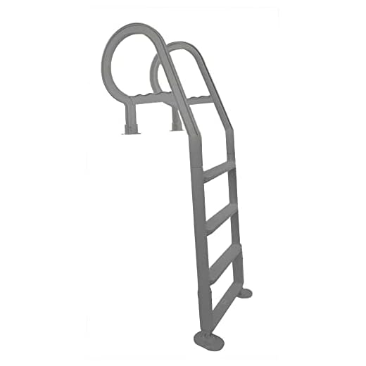 Aqua Select Heavy-Duty in-Pool Ladder | Grey | Supports 300 Pounds | Easy-to-Install Design