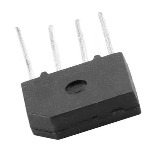 Voyoo 10 Stück KBP210 Brückengleichrichterdiode einphasig, 1000 V / 2A, Vollwelle 2Amp 700Volt Elektronische Siliziumdioden, 4Pins