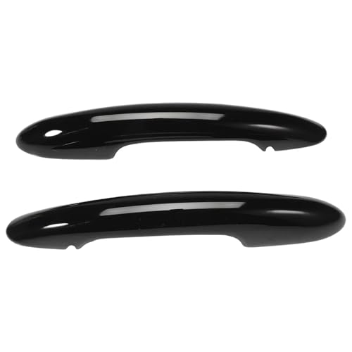 アウタードアハンドルカバー Compatible With Mini For F57 For Convertible From 2016 ドアハンドルカバーキャップトリム外装ドアハンドル保護シェルブラック左右1組