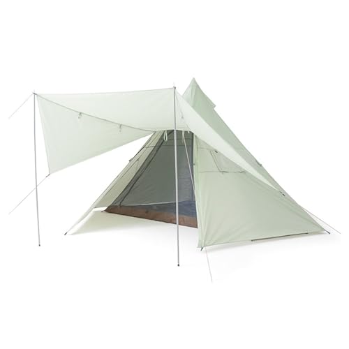 Carpa tipi doble capa para camping y senderismo miniatura 1