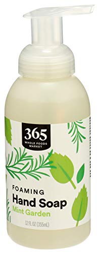 Image of 365 by Whole Foods Market, Hand Soap Foaming Mint Garden, 12 Fl Oz (Pack of 2)