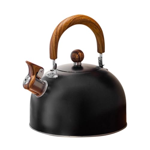 Bollitore Per Il Tè Con Fischio - Teiera In Acciaio Inossidabile Da 3 Litri, Beccuccio Con Avviso Di Ebollizione Forte, Impugnatura Ergonomica Touch | Soluzione Riscaldamento Piano Cottura Con Induzio