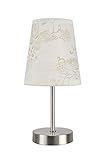 Aspen Creative 40085-9, 1-Pack Set-1 Light Candlestick Table Lamp, Contemporary Design in Satin Nickel, 10' High, Butterfly