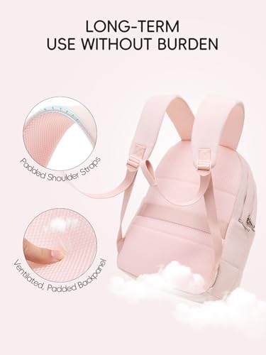Image of WESTBRONCO Puffer Laptop Backpack for Women Travel Backpack for Women Airplane Approved Backpack with 16'' Laptop Compartment