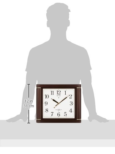 Amazon.co.jp: リズム(RHYTHM) 掛け時計 電波時計 アナログ 毎正時