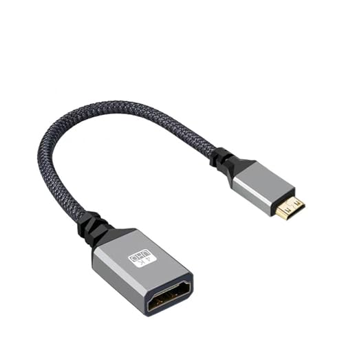 ALLVD Mini HDMI to HDMIϊA_v^ HDMI P[u ^Cv (HDMI~j) 3D/4K,1080P- 20CM Mini HDMI(IX)-HDMI(X)ϊP[uP[u [sAi]