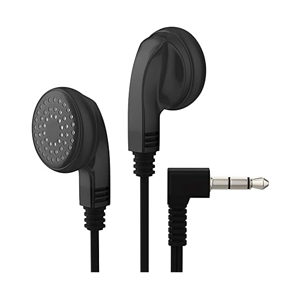 Maeline-Bulk-Earphones-with-35-mm-Headphone-Plug-1000-Pack-Black Maeline Bulk Earphones with 3.5 mm Headphone Plug - 1000 Pack Wholesale Bundle - Black