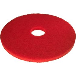 Almohadilla de diamante Diversey TASKI Twister S-Pad Rojo Para la limpieza básica de suelos de piedra desgastados