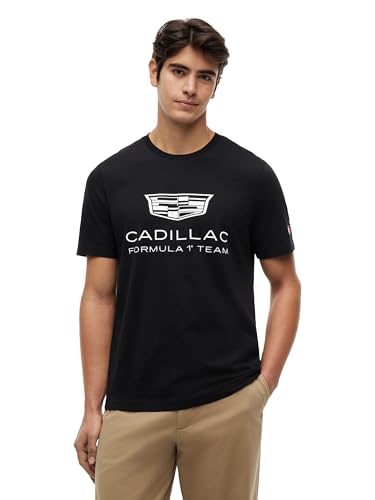 Tommy Hilfiger Mens F1 Short Sleeve Shield Graphic Tee Black X-Large