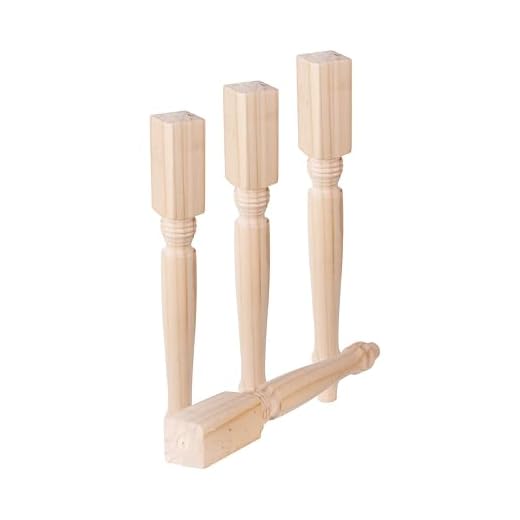 Waddell Farmhouse Pine Table Leg Set