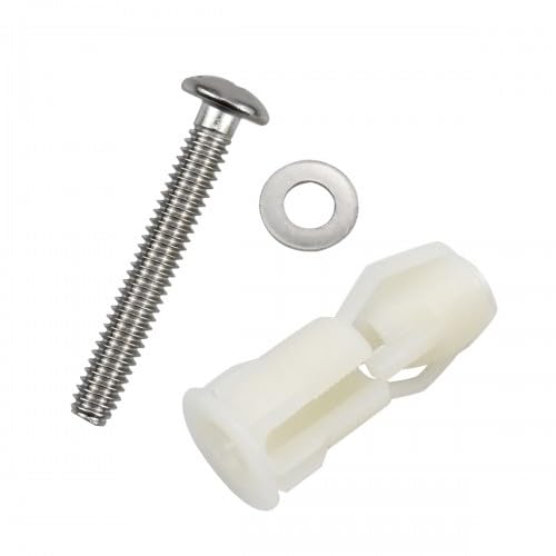 2 Stücke Toilettensitz Behoben Schraube, WC-Sitz-Scharniere und Schrauben, WC-Sitz-Befestigungen Schrauben, WC Befestigungsset Toilettendeckel Befestigung