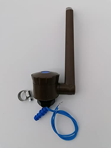 CR-MOESANCO® Universal-Wasserhahn + Klemme aus Edelstahl für Wohnwagen, Wohnmobil, Wohnmobil, Boot (Braun)