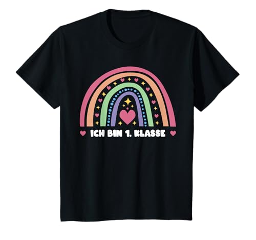 Einschulung Mädchen Ich Bin 1. Klasse Grundschule Erster Tag T-Shirt