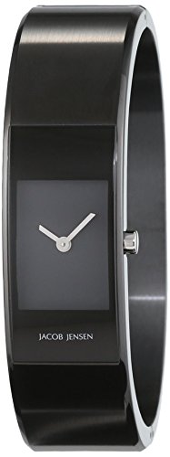 JACOB JENSEN Damen Analog Quarz Uhr mit Edelstahl Armband Eclipse Item NO. 463