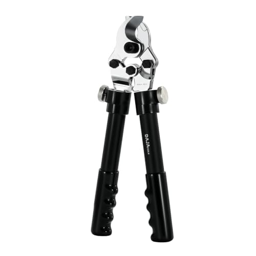 Image of Heavy Duty Cable Cutter for Copper and Aluminum up to 1-Inch 500 MCM, High Leverage Professional Wire Cutters, Manual Electrician Electrical Hand Tools