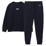 [TENTIAL] BAKUNE スウェット 上下セット ウィメンズ 一般医療機器 疲労回復 抗菌機能 血行促進 バクネ リカバリーウェア 疲労回復パジャマ ルームウェア 部屋着 健康 ネイビー L