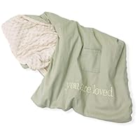 Scout & Soul Weighted Lap Blanket - Calming Support Weighted Lap Pad for Kids - Durable Soft Cotton & Minky Comfort Blanket w/Washable Cover - Perfect Travel-Friendly Kids Bedding Accessories