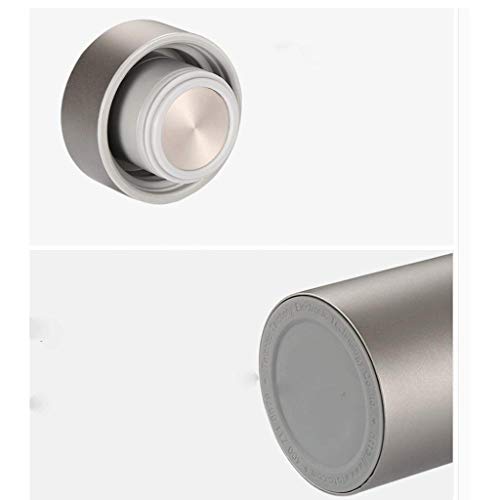 SLM-max Taza de Agua portátil,Botella de Agua Termo de Titanio con Taza aislada al vacío Regalos de Empresa 410 ml - A… - Imagen 6