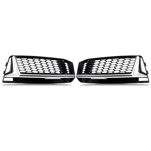 Accessoire extérieur cache antibrouillard chromé pour pare-chocs avant Audi S4 A4 B9