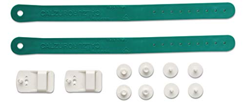 Image of CALZURO Heel Strap Kit - Italian Rubber Clog Straps for Secure Fit - 2 Straps, Buckles & Hardware Included
