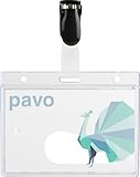 boite de 25 badges SECURITE 60x90mm en PVC Rigide transparent