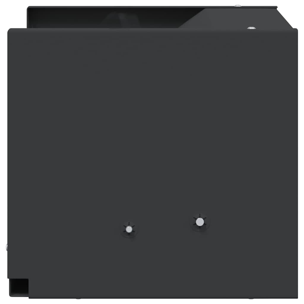 Kugelfangbox Schwarz Stahl 29 x 22 x 20 cm kompakt für Schießstand und Outdoor Training mit robuster Konstruktion und einfacher Handhabung ideal für Sportschütze und Jagd Zubehör