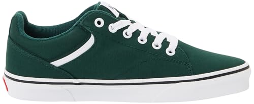 Vans Women's Seldan Shoe | Retro Tennis Inspired Sneakers for Fashion, Work & Everyday Wear, Canvas Emerald, 8.54
