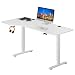 Produktbild Juskys Höhenverstellbarer Schreibtisch 160x75cm - Elektrisch stufenlos verstellbar Bürotisch Sitz- & Stehtisch Speicherplatz Memory-Funktion - Weiß