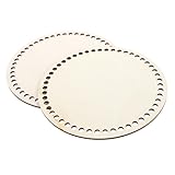 PHENOFICE 2 Piezas Parte Inferior De La Cesta Base Inferior De La Cesta De Tejer Fondo De Cestería Bolsa De Bricolaje Bases De Cesta De Ganchillo Corazón Base De Bolsa De Tejer Madera