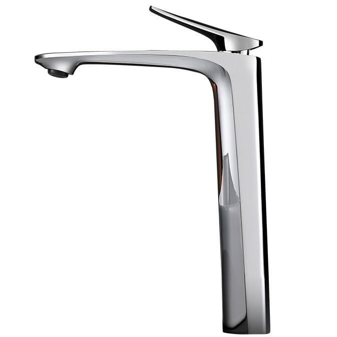 Grifos De Baño Dorados, Mezclador Lavabo Alto, Grifo, Grifería Gourmet, Agua Fría Y Caliente, Latón Cromado(Chrome Faucet)