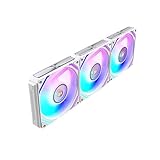 3PCS WF-120 ARGB PWM Chassis Fan 120mm Computer Cooling Fan(Regular White)