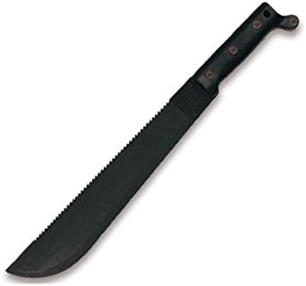 Ontario Knife Company 8287 CT2 - Sawback tradicional - Paquete al por menor, 12 pulgadas, negro