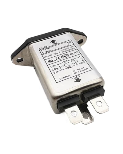 Filtro de potencia CA CW1D-6A/10A-T compacto con blindaje metálico integrado 3