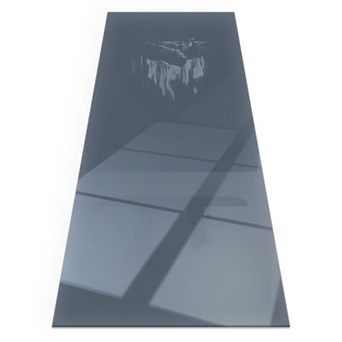 Placa base de cristal para chimenea anti chispas y suelo protector moderno 2