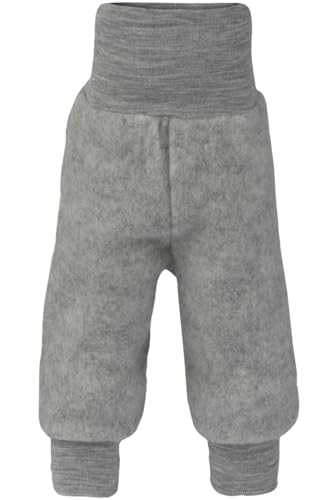 Baby Hose Fleece, 100% Schurwolle, Engel Natur mit Nabelbund, 74/80,...