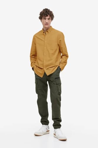 Image of BE ACTIVE Men's Oxford Cotton Lycra Casual Shirt || Men Stylish Shirt || Full Sleeves || Simple Shirt for Men || Timeless Style & Comfort