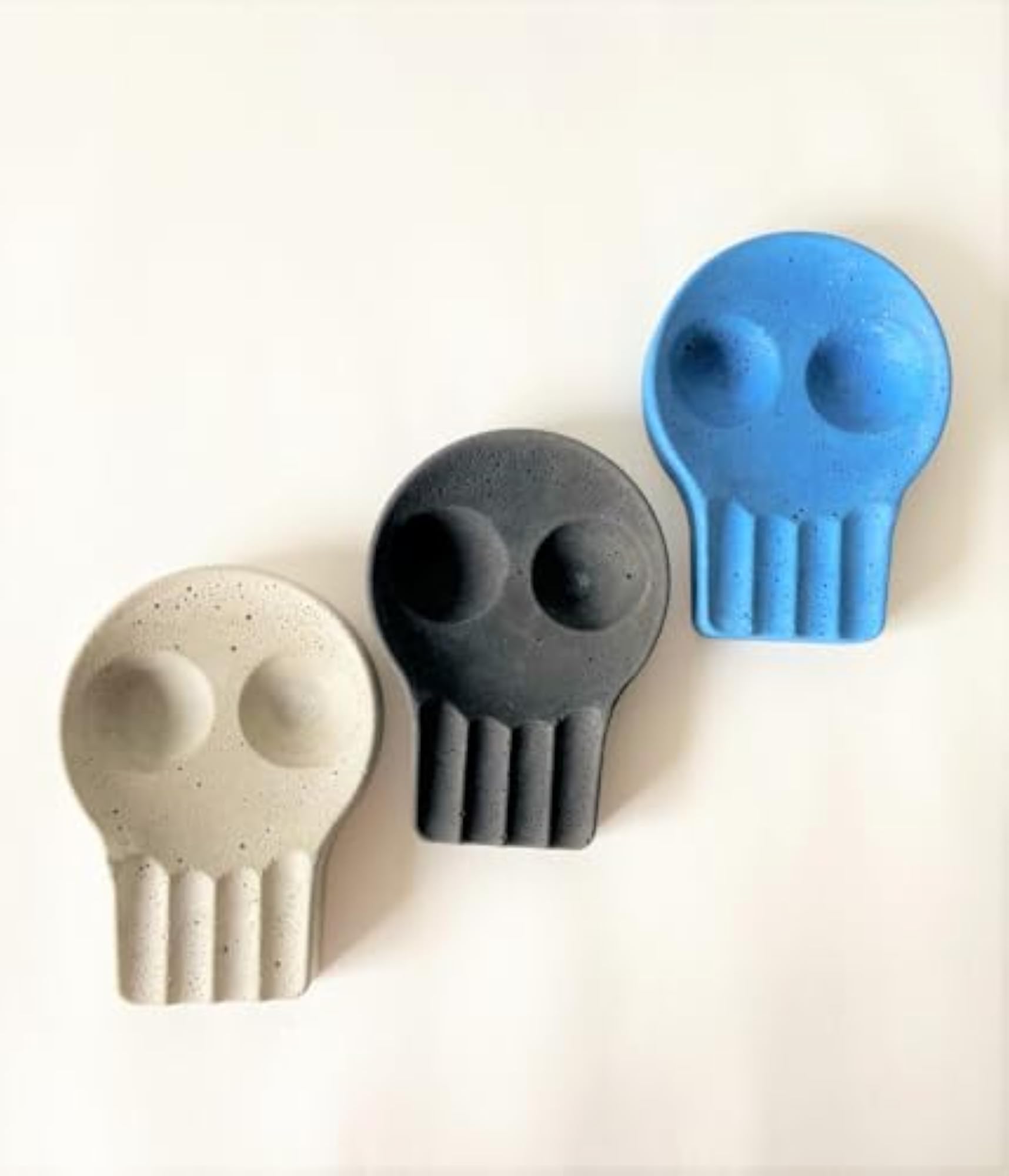 Unique Concrete Ashtray, Punisher Design, Home Decor