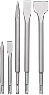 kwb 240285 SDS-Plus Hammer-Meißel-Set, 5-teiliges Stein- u. Beton-Meißel Satz im Kunstoff-Koffer