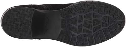 Clarks Women's Hollis Star Ankle Boot, Black Suede Combination, 8 | Image 3