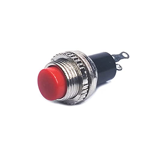 Interruptor de botón de metal táctil micro DS-314 verde de 10mm 250V 0.5A en pack 4