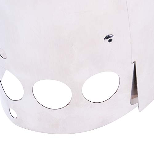 YIJU Fogão a Lenha de aço Inoxidável para Mochila, Acampamento, Piquenique - 20.5x15 centímetros