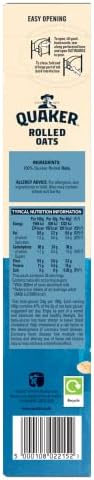 Quaker Rolled Oats Porridge - 1kg Pack for Healthy Breakfast - Image 3