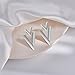 HZV Silver Earring Jackets set 925 silver sterling post & Ear blockage Perfect Holiday present