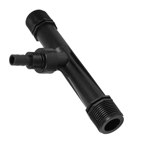 Nawadnianie Venturi Wtryskiwacz Nawozów 1 Cal, Rura do Nawadniania Ogrodowego z Plastiku Czarnego, Narzędzie do Precyzyjnego Dawkowania Nawozów dla Systemów 1/2" 3/4" 1"