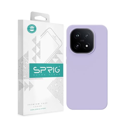 Image of SPRIG Compatible with IQOO 15 5G SilkTone Silicone Back Cover Drop Tested Shock Proof Mobile Case for Men, Women, Boys and Girls with Camera Protection (Light Purple)